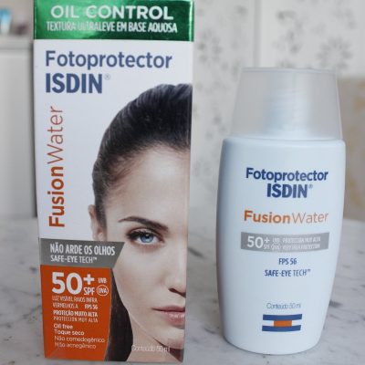 Isdin Fusion Water Oil Control FPS50+ protetor solar para pele oleosa – Resenha