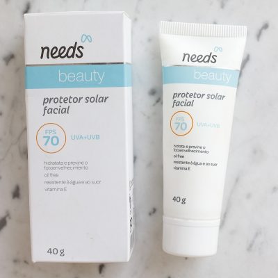 Needs Beauty FPS70 Protetor Solar Facial sem cor é bom?
