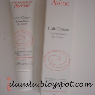 Cold Cream Avene – dica quente!