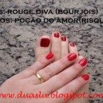 Combinações de esmalte: mãos e pés!