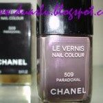Chanel Paradoxal -swatches e resenha