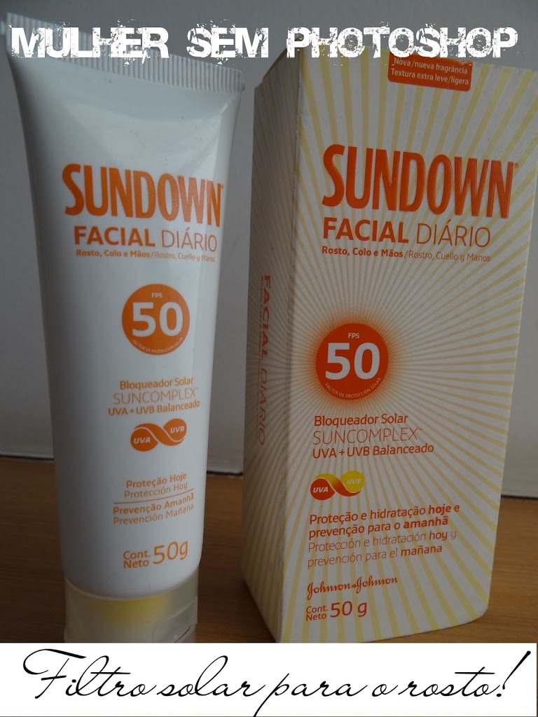 Sundown Facial Diário Toque Seco protetor solar para o rosto resenha
