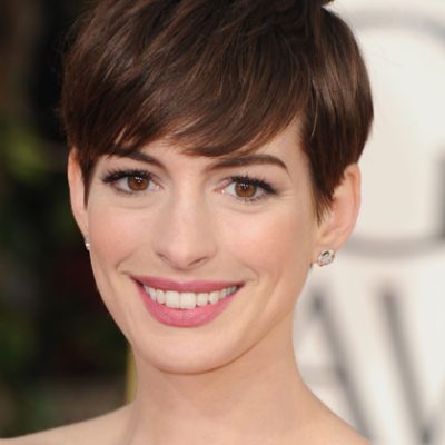 Raio X: Maquiagem Anne Hathaway no Golden Globes