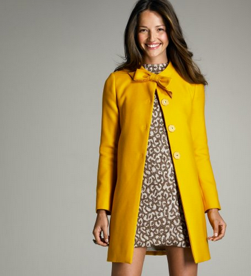 Trench Coat amarelo