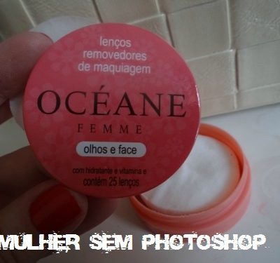 Lenços Removedores de maquiagem da Oceane: resenha
