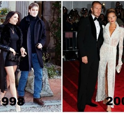 Mr. e Ms. Beckham – antes e depois