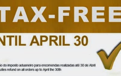 Loja Glamourosa: tax free até 30 de abril!