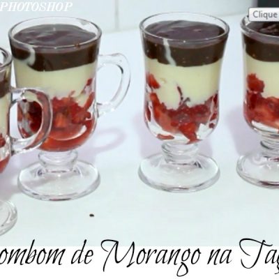 Receita com chocolate: bombom de morango na taça – Conexão Carioca