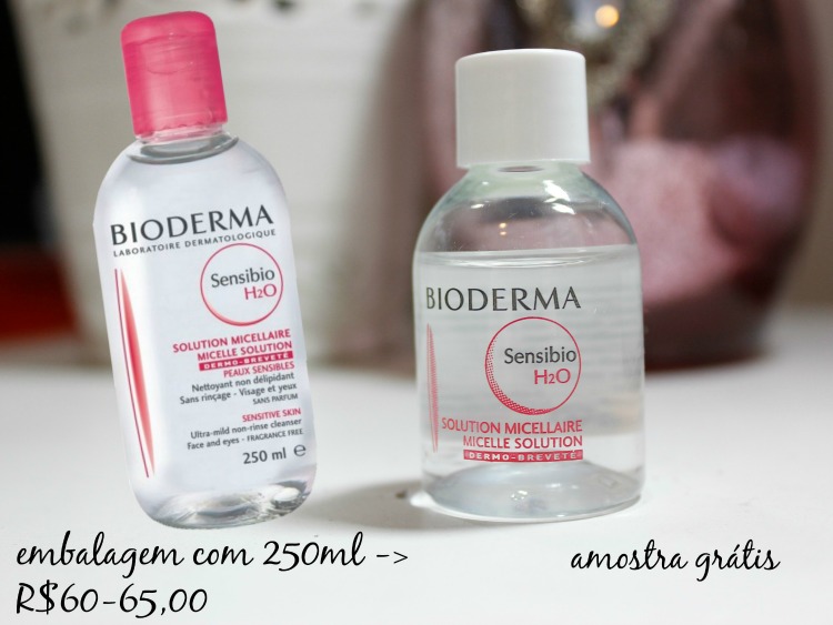 Bioderma Sensibio resenha água micelar