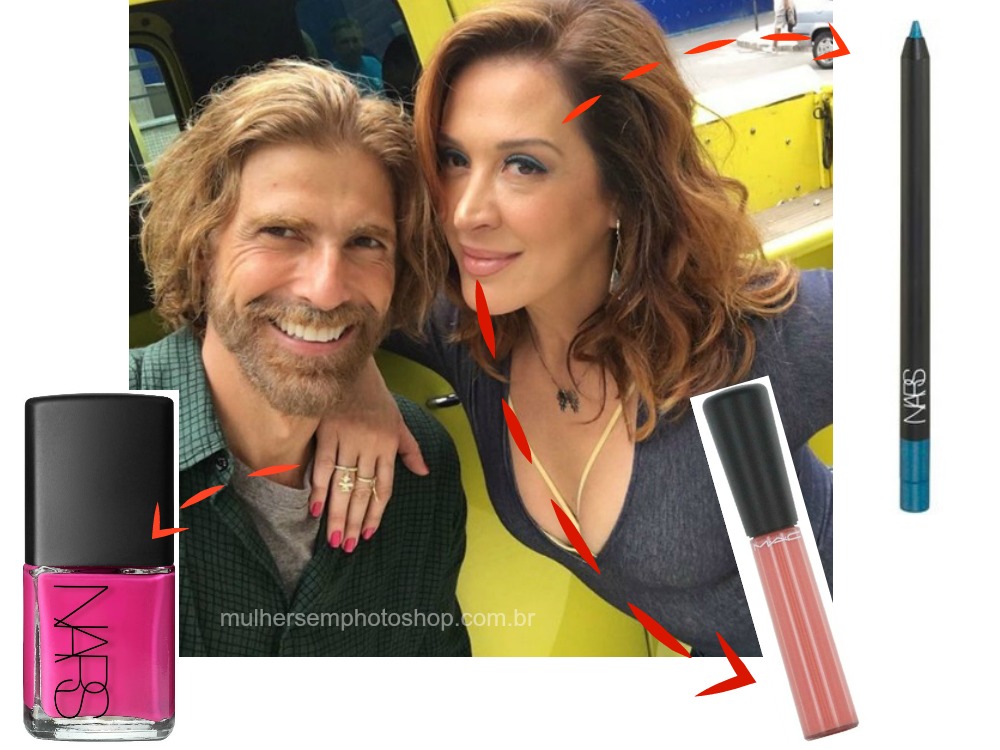 Esmalte batom delineador da Salete - A Lei do amor Esmalte batom delineador da Salete - A Lei do amor