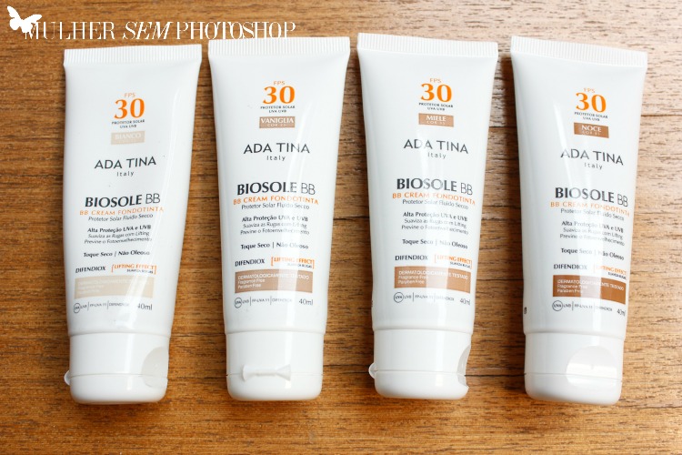 Biosole BB Ada Tina - resenha - 4 cores