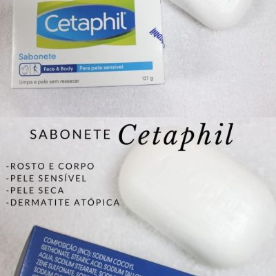 Sabonete Cetaphil para pele sensível, seca e dermatite atópica