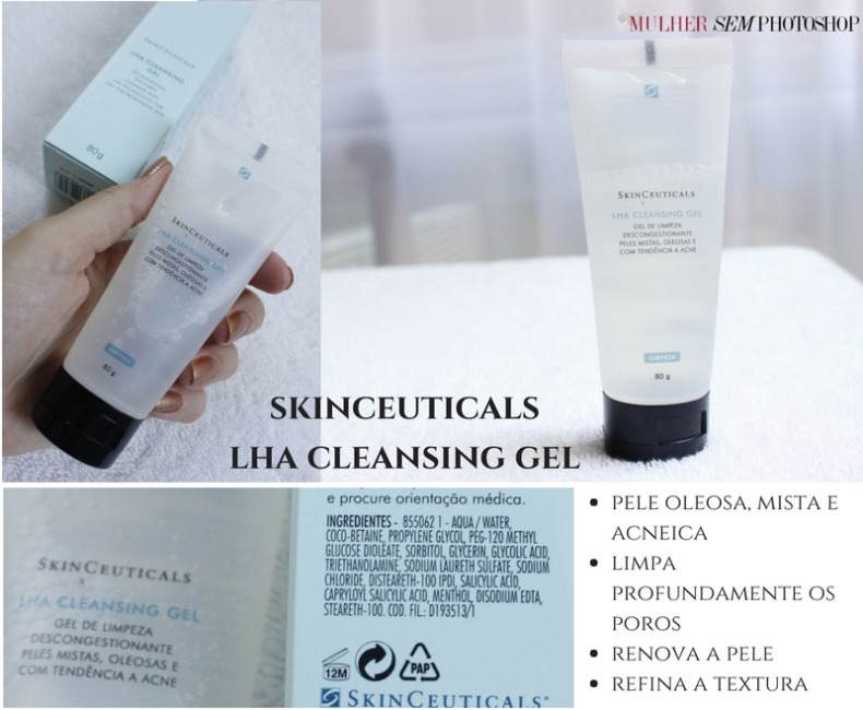 LHA Cleansing Gel SkinCeuticals resenha - limpeza de pele oleosa