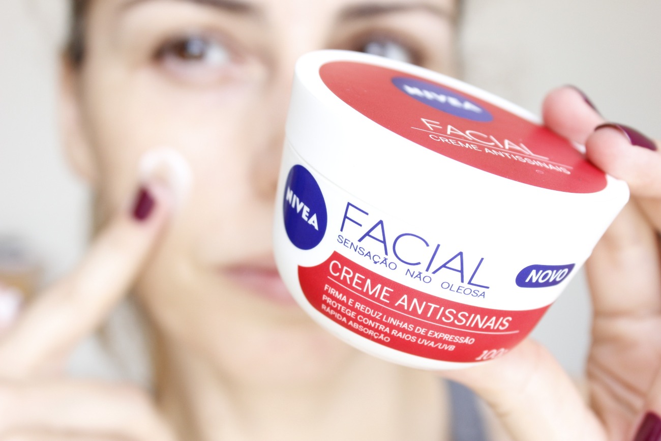 Nivea Facial Creme Antissinais resenha creme hidratante para o rosto