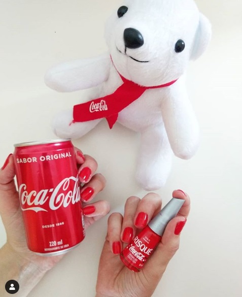 Risque Coca Cola Vermelho Coca Cola Swatches