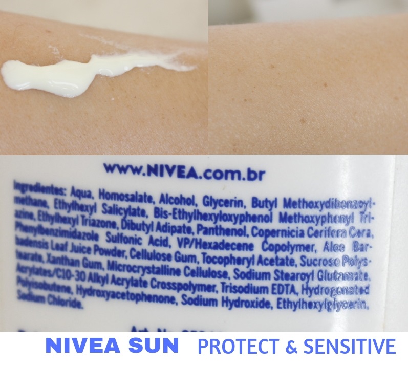 Nivea Protect Sensitive resenha protetor solar Nivea
