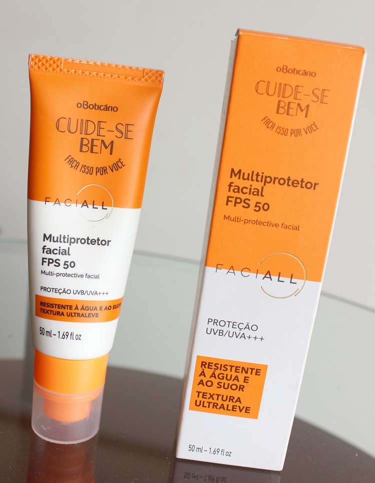 Multiprotetor Facial FPS50 Cuide-se Bem Boticário resenha 