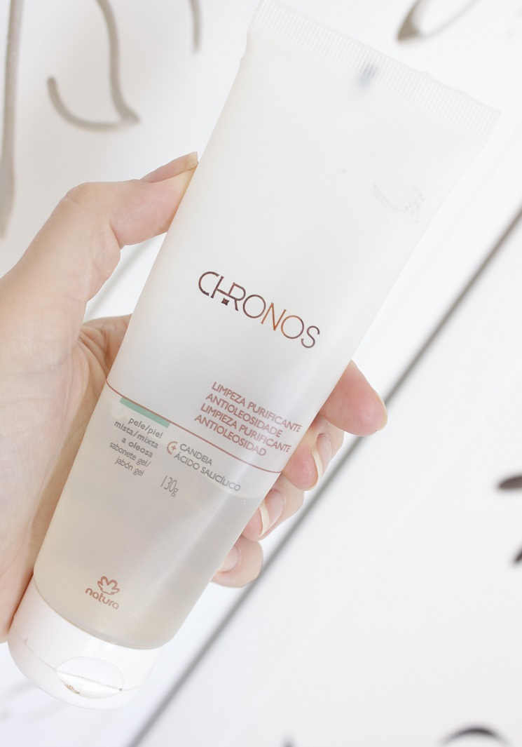 Limpeza Purificante Antioleosidade Natura Chronos resenha sabonete pele oleosa