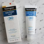 Minha experiência com Neutrogena Sun Fresh Facial FPS30