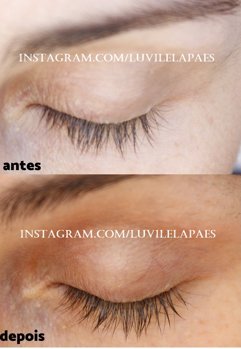 Sérum de Crescimento de Cílios e Sobrancelhas Nanoestetic resenha ANTES E DEPOIS