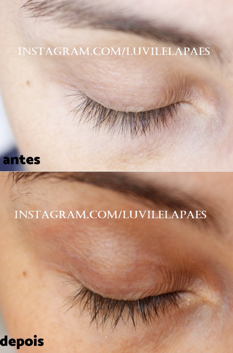 Sérum de Crescimento de Cílios e Sobrancelhas Nanoestetic resenha ANTES E DEPOIS