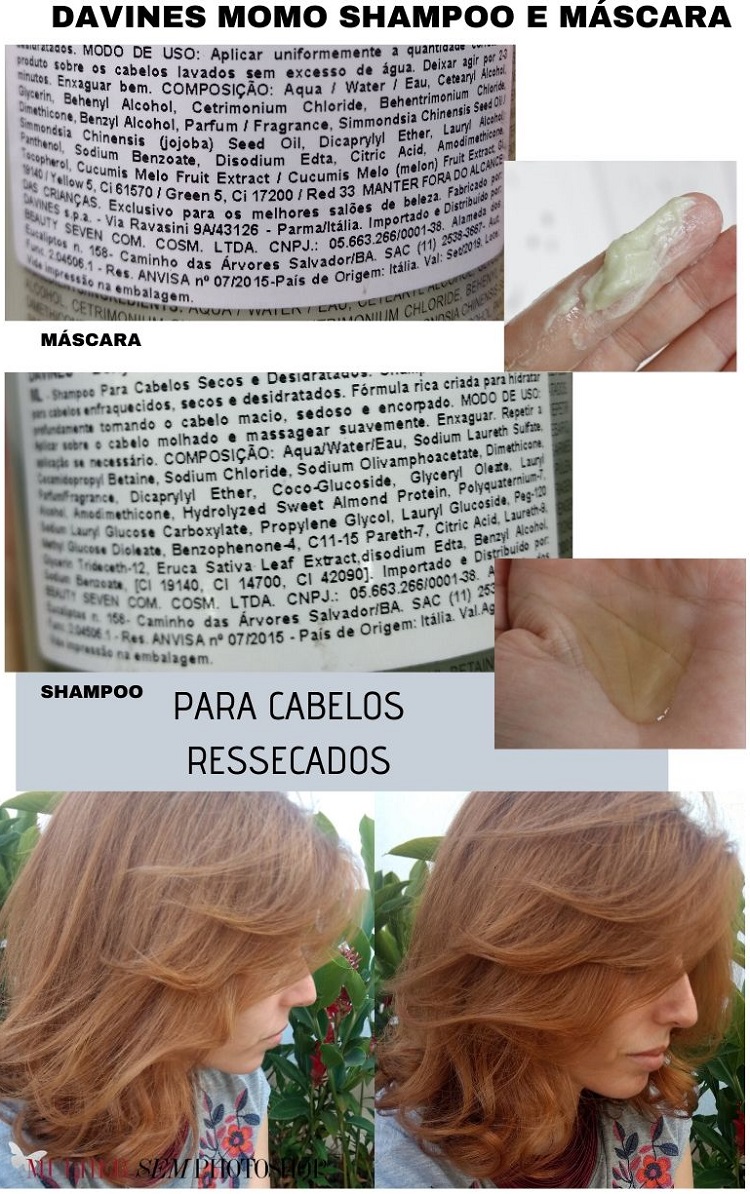 Davines Momo para cabelos ressecados resenha