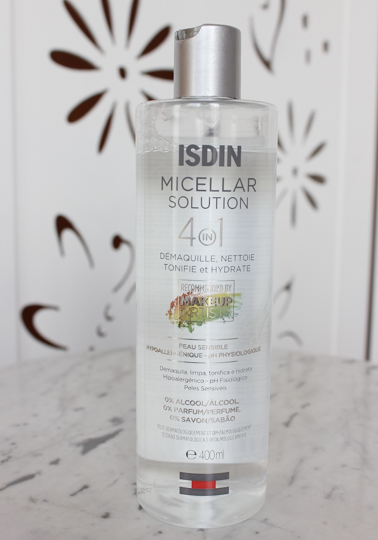 Isdin Micellar Solution resenha água micelar da Isdin