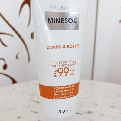 Minesol Corpo e Rosto FPS99 Neostrata – resenha