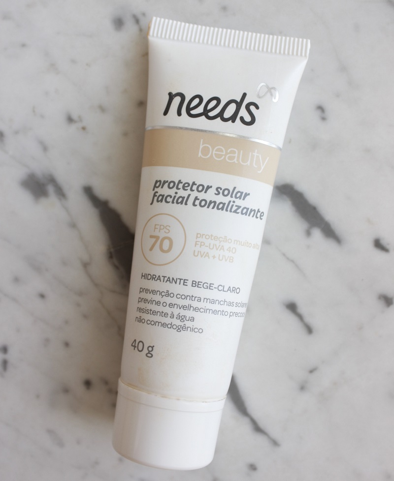 Protetor Solar Needs Beauty Tonalizante resenha protetor solar com cor
