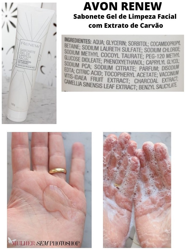 Sabonete Renew com extrato de carvão - AVON - resenha