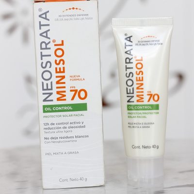 NOVO MINESOL OIL CONTROL FPS70 da Neostrata – resenha e comparação