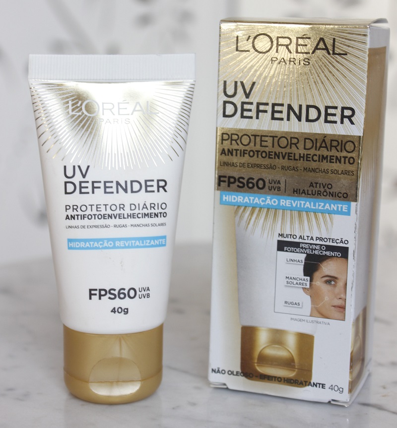 Loreal UV Defender Hidratação Revitalizante FPS60 resenha