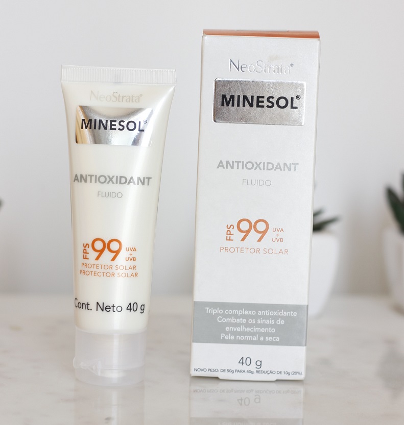 Neostrata Minesol Antioxidant FPS99 resenha protetor solar