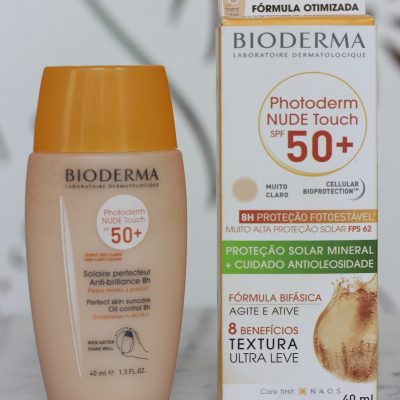Photoderm Nude Touch 50+ cor Muito Claro – resenha de protetor solar mineral