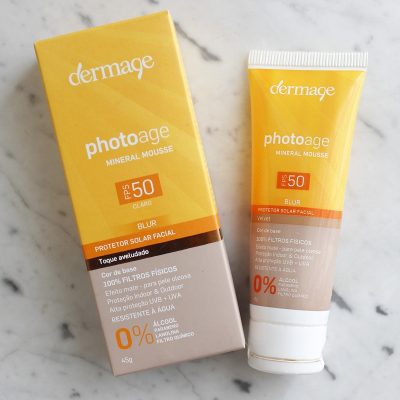 Photoage Mineral Mousse FPS50 resenha de protetor solar mineral