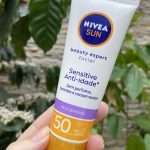 Nivea Sun Sensitive Anti Idade FPS50 resenha de protetor solar para pele sensível