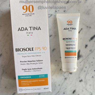 Biosole FPS90 Ada Tina proteção antioxidante ++ resenha